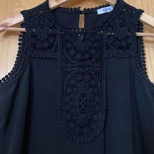 Ricki’s Blouse Black Crochet S